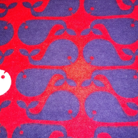 Homemade Nautical Whale Baby blanket - Picture 4 of 7